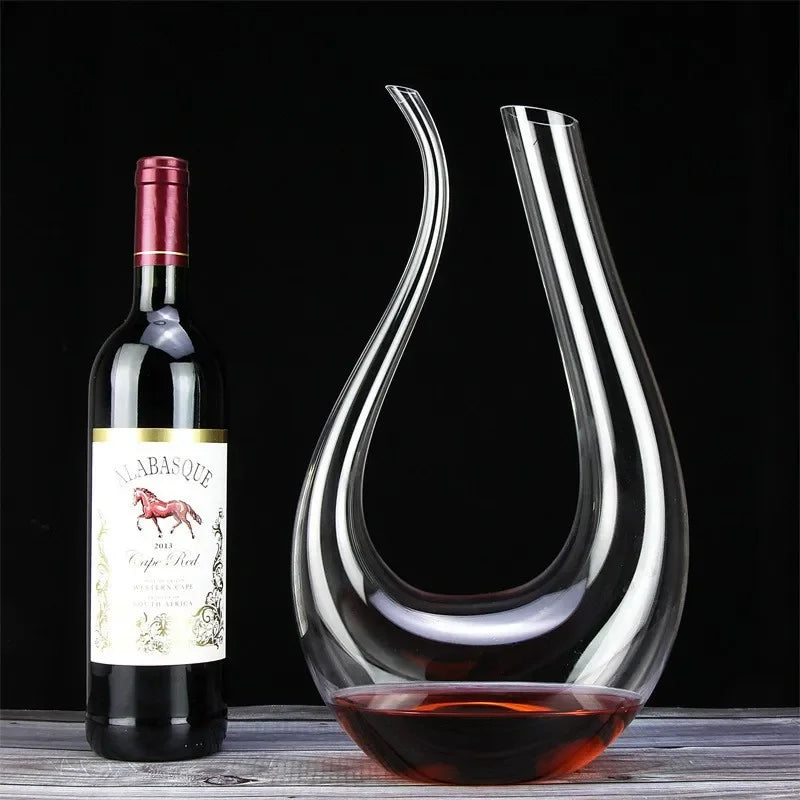 Decanter de Vinho Recipiente de Vidro Cisne Decantador Mahaos