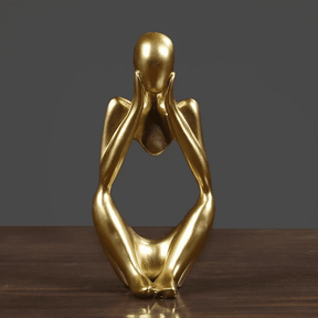 Decoração de Mesa Resina Escultura Estátua Pensador Mahaos