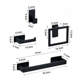 Kit Acessórios para Banheiro Inox 5 Peças Mahaos