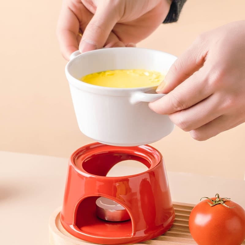 Panela de Fondue de Queijo e Chocolate Cerâmica Mahaos