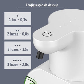 Saboneteira Dispenser Sabonete Líquido Automático Gel Espuma Mahaos