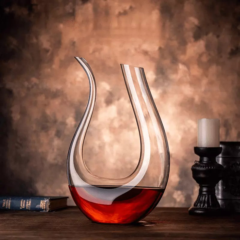 Decanter de Vinho Recipiente de Vidro Cisne Decantador Mahaos