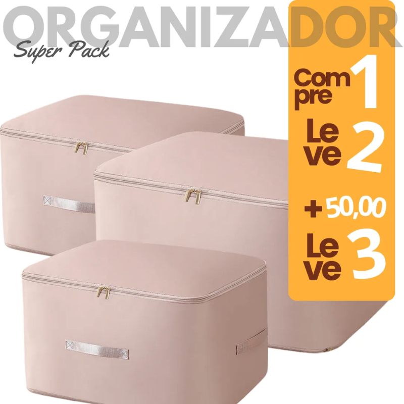 Organizador de Compressão Super Pack – Compre 1 Leve 2