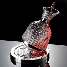 Decanter de Vinho Recipiente de Vidro Cristal Decantador Mahaos