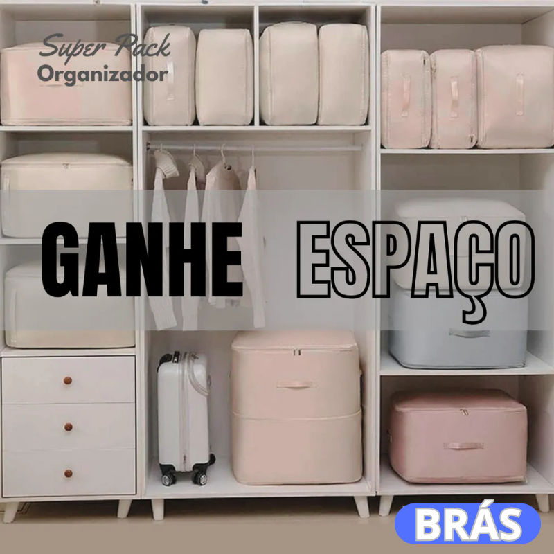 Organizador de Compressão Super Pack – Compre 1 Leve 2