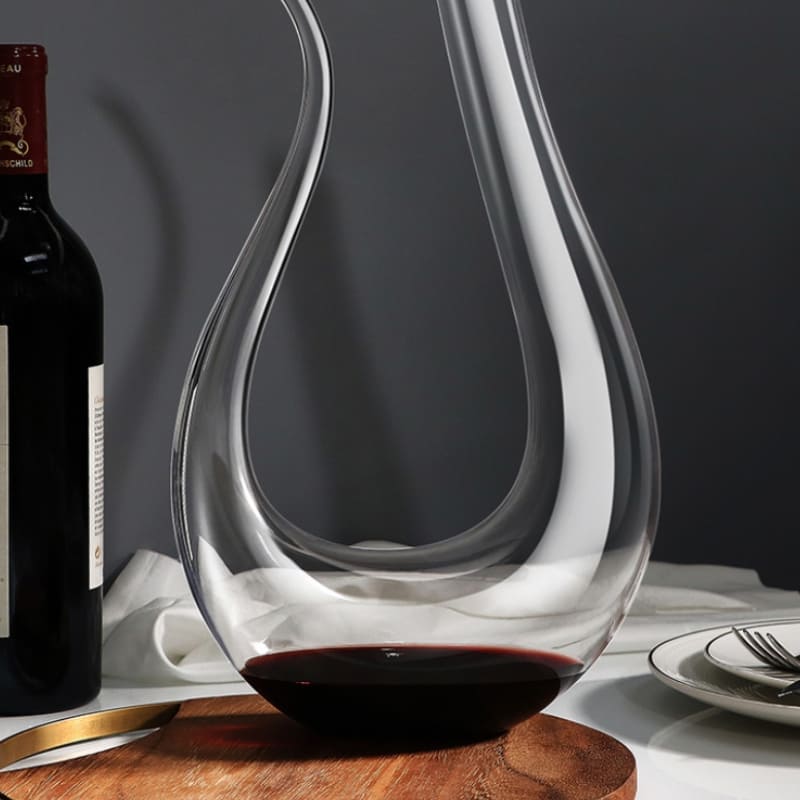 Decanter de Vinho Recipiente de Vidro Cisne Decantador Mahaos