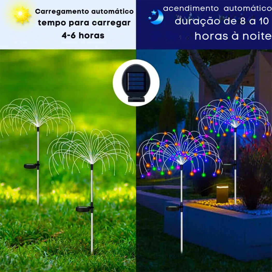 Decoração Solar para Jardim PROVA D'ÁGUA [PRÉ NATAL]