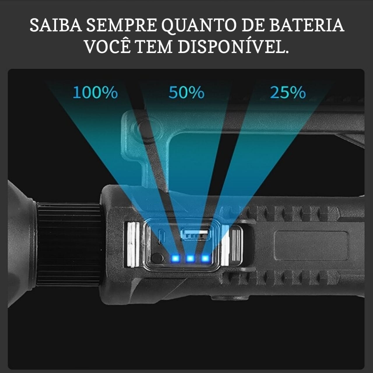 Lanterna Carregamento USB