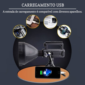 Lanterna Carregamento USB