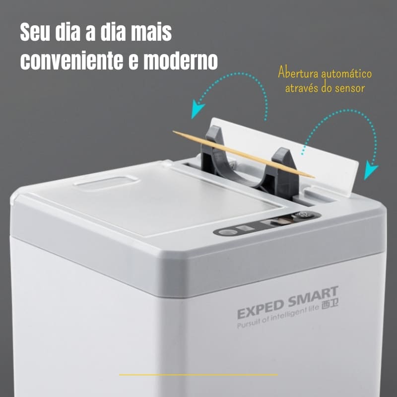 Paliteiro Automático com Sensor Porta Palito de Dentes Mahaos