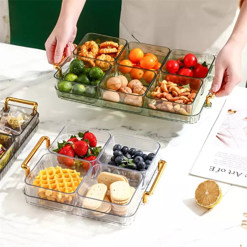 Bandeja de Lanche Multifuncional com Potes de Armazenamento Mahaos