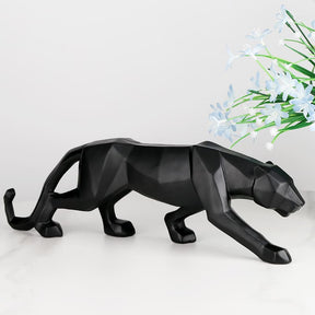 Decoração de Mesa de Resina Estátua Leopardo Mahaos