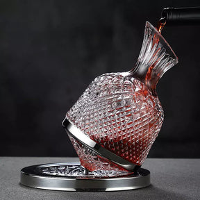 Decanter de Vinho Recipiente de Vidro Cristal Decantador Mahaos