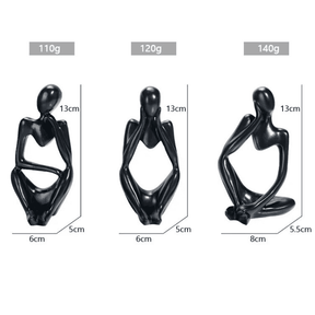 Decoração de Mesa Resina Escultura Estátua Pensador Mahaos